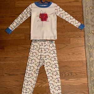 Hanna Anderson Snoopy Holiday PJs
